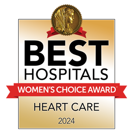 Women’s Choice Awards has named San Antonio Regional Hospital as One of America’s Best Hospitals for Heart Care in 2024