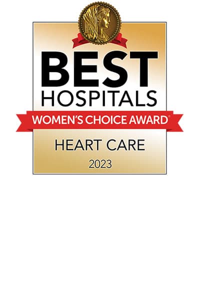 Women’s Choice Awards has named San Antonio Regional Hospital as One of America’s Best Hospitals for Heart Care in 2023