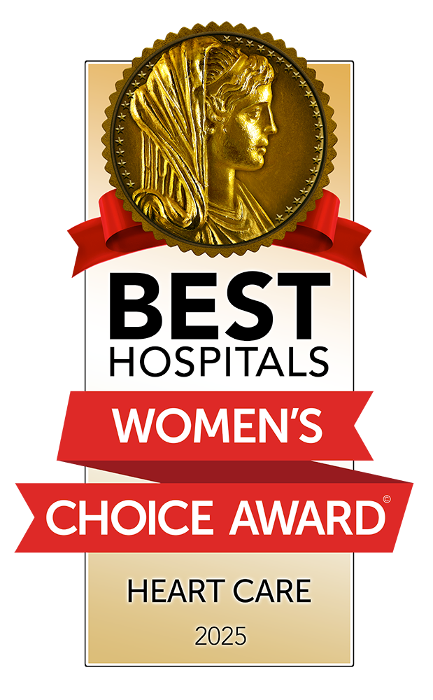 America’s Best Hospitals by the Women’s Choice Award® for Heart Care