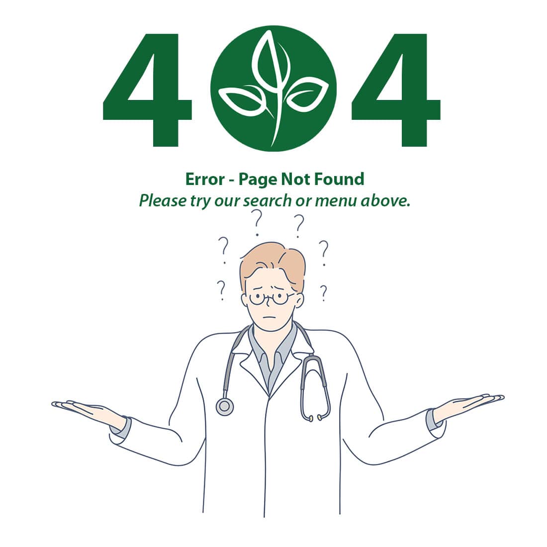 404  Error page not found. Please use our search or menu above.