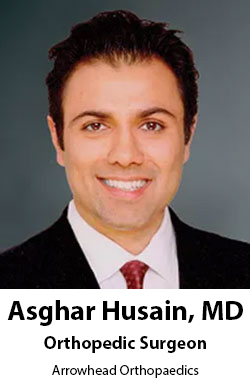 Dr Asghar Husain - sports trauma surgeon