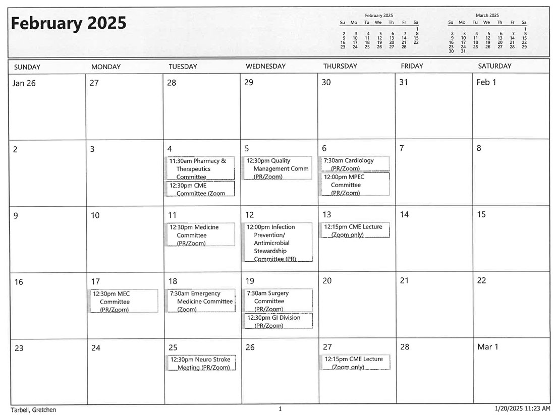 02-Feb-MedStaff-Committee-Mtg-Calendar