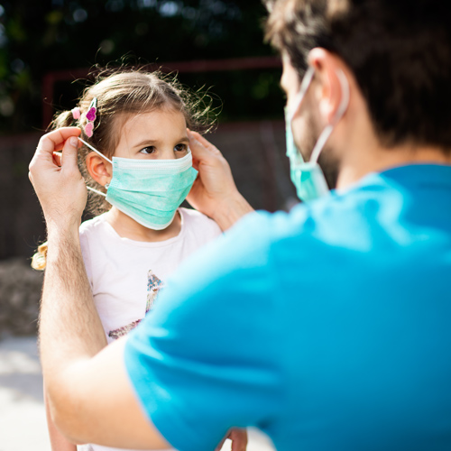 Child in Mask